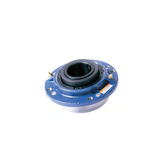 Flange-Mount Roller Bearing Unit - 2.6875 in Bore Dia., Solid Housing, Cast Steel Material, Non-Expansion (Fixed)