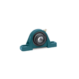 Pillow Block Ball Bearing Unit - Two Bolt Base, 2-7/16 in Bore, Cast Iron Material, Non-Expansion Bearing (Fixed)